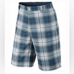 Nike Mens Plaid Golf Shorts Size 38